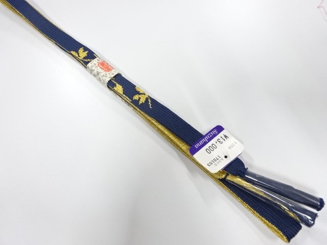JAPANESE KIMONO / UNUSED KOREI HAND-TIED OBIJIME